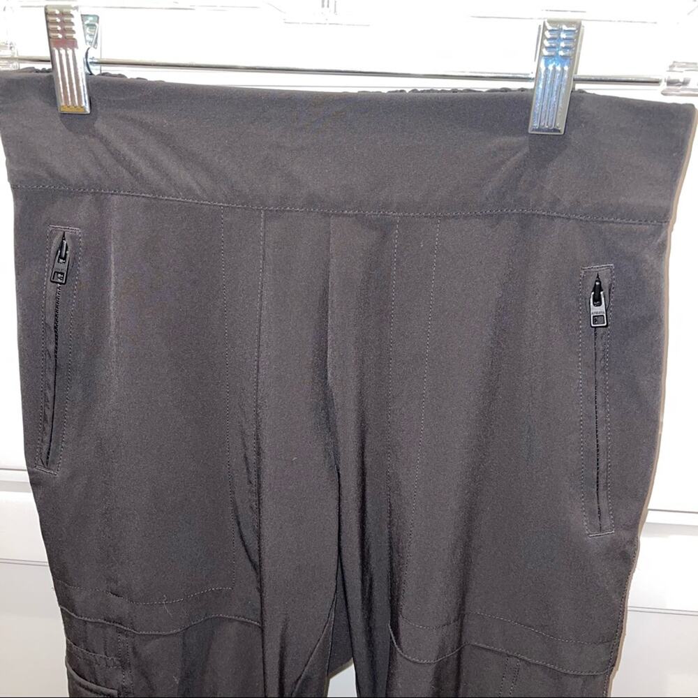 Athleta Chelsea Cargo Black Olive Green Size 2 - Picture 6 of 7